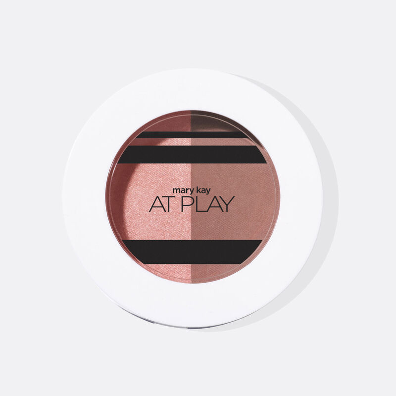 Closed compact of Mary Kay At Play Blush Duo in the shade Pink Shine