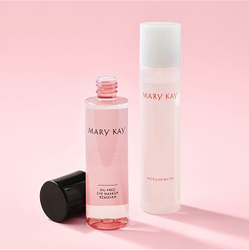 Loci&oacute;n Desmaquillante de Ojos Libre de Aceite Mary Kay&reg; y Agua Micelar Mary Kay&reg;